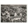 ARNAY-le-DUC: vue générale l'église saint-laurent et la tour de la motte forte vue aérienne 10X15 - très bon état