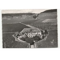 ALOXE-CORTON: la cuverie du château carton-grancey propriété Louis Latour vue aérienne 10X15 - très bon état