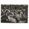 AIGNAY-le-DUC: l'église et la place vue aérienne 10X15 - très bon état