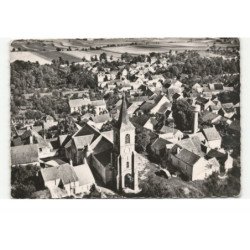 AHUY: vue d'ensemble l'église et les écoles vue aérienne 10X15 - très bon état