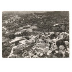 PETRETO - BICCHISANO: vue panoramique sur pereto vue aérienne 10X15 - très bon état