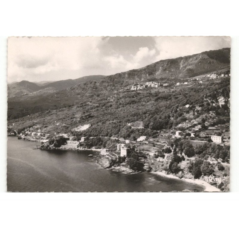 environs ERBALUNGA: la côte et les villages de pozzo et poretto vue aérienne 10X15 - très bon état