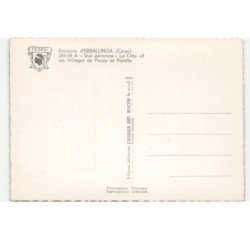 environs ERBALUNGA: la côte et les villages de pozzo et poretto vue aérienne 10X15 - très bon état