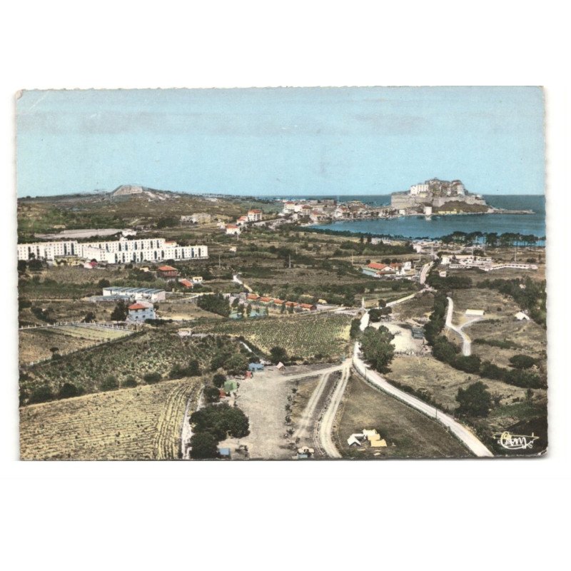 CALVI: vue générale vue aérienne 10X15 - très bon état