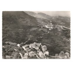 CALCATOGGIO: l'entrée du village vue aérienne 10X15 - très bon état