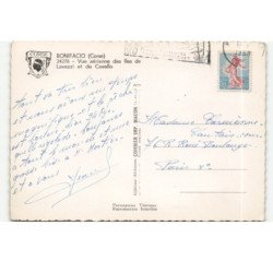 BONIFACIO: iles de lavezzi et de cavallo vue aérienne 10X15 - très bon état