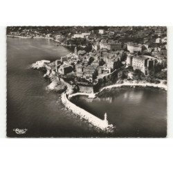 BASTIA: vue générale sur la citadelle et le vieux bastia vue aérienne 10X15 - très bon état