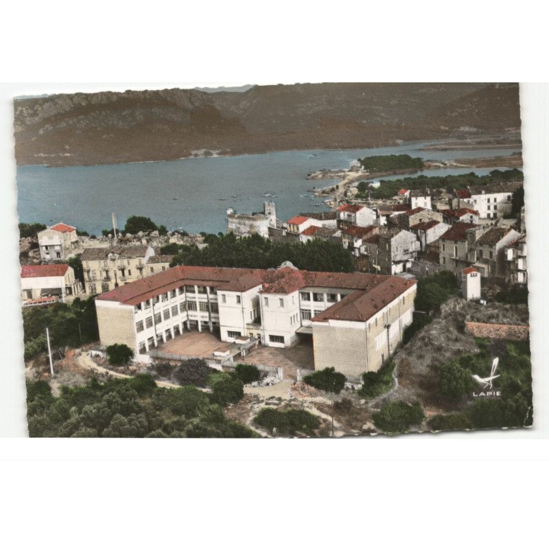 PORTO-VECCHIO: vue générale au premier plan groupe scolaire vue aérienne 10X15 - très bon état