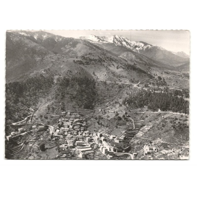 VIVARIO: vue générale, palmento et route ajaccio bastia vue aérienne 10X15 - très bon état