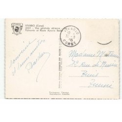 VIVARIO: vue générale, palmento et route ajaccio bastia vue aérienne 10X15 - très bon état