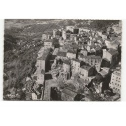 SARTENE: une partie de la ville et avenue charles de gaulle vue aérienne 10X15 - très bon état