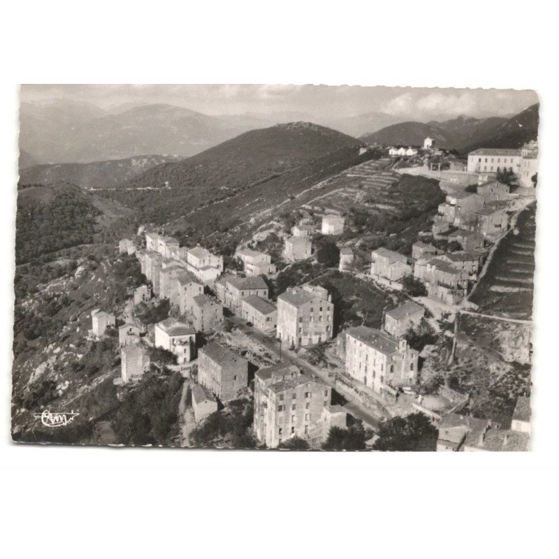 SARTENE: la haute-ville vue aérienne 10X15 - très bon état