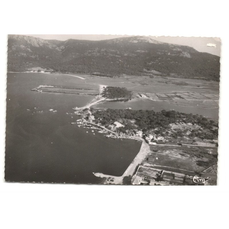 PORTO-VECCHIO: la marine et les salins vue aérienne 10X15 - très bon état