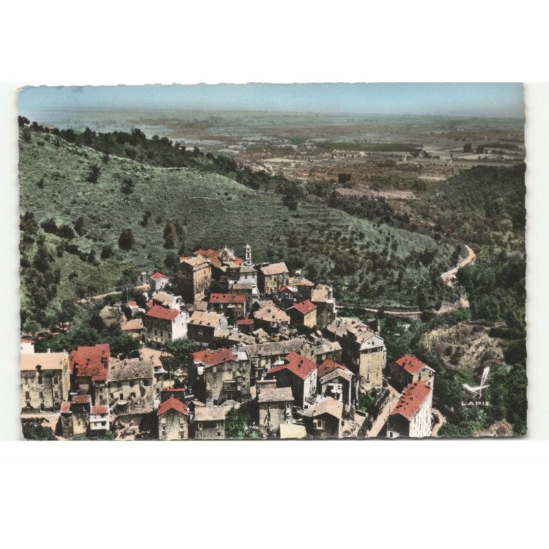 VESCOVATO: vue générale côté mer vue aérienne 10X15 - très bon état