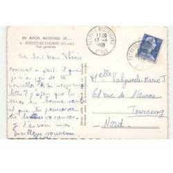 PETRETO-BICCHISANO: vue générale vue aérienne 10X15 - très bon état