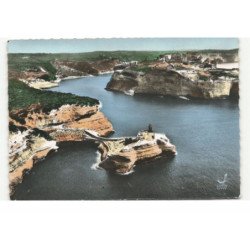 BONIFACIO: l'entrée du port vue aérienne 10X15 - très bon état