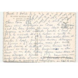 AJACCIO: vue générale vue aérienne 10X15 - très bon état