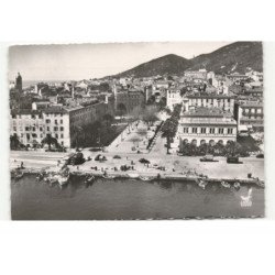 AJACCIO: place maréchal foch et l'hôtel de ville vue aérienne 10X15 - très bon état