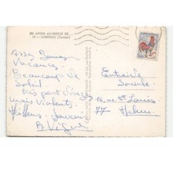 LUBERSAC: château vue aérienne 10X15 - très bon état