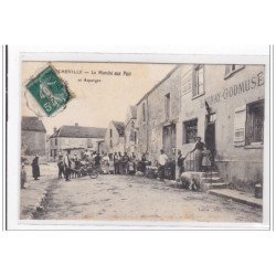 PORCHEVILLE : le marché aux pois et asperge - tres bon etat