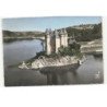 CORREZE: le chateau de val XVe siècle sur le lac du barrage de bort vue aérienne 10X15 - très bon état