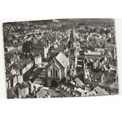 BRIVE-la-GAILLARDE: l'église saint-martin, vue générale vue panoramique vue aérienne 10X15 - très bon état