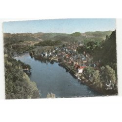 BEAULIEU-ALTILLAC: sur les bords de la dordogne vue aérienne 10X15 - très bon état