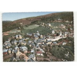 AUBAZINE: vue panoramique vue aérienne 10X15 - très bon état