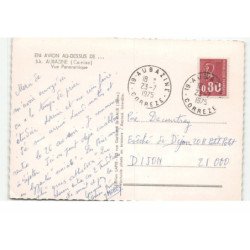 AUBAZINE: vue panoramique vue aérienne 10X15 - très bon état