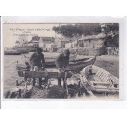 ARCACHON: bassin, l'herbe détroquage des huîtres - très bon état