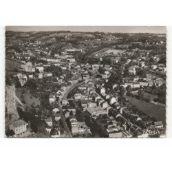 TULLE: centre, place martial-brigouleix, champ de mars vue aérienne 10X15 - très bon état