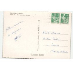 TREIGNAC: vue générale vue aérienne 10X15 - très bon état