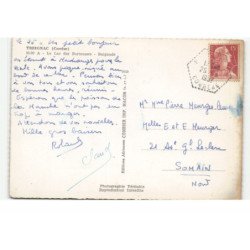 TREIGNAC: le lac des bariousses, baignade vue aérienne 10X15 - très bon état