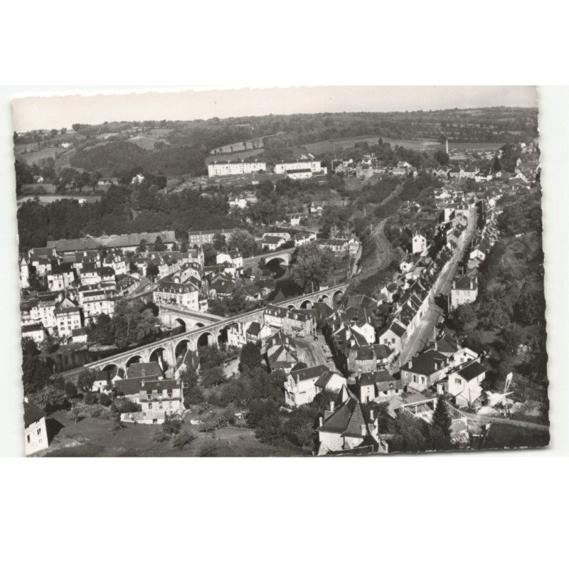 UZERCHE: quartier sainte-eulalie vue aérienne 10X15 - très bon état