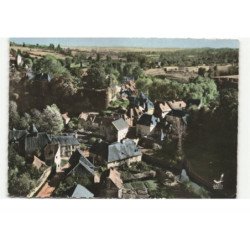 SEGUR-le-CHATEAU: vue générale vue aérienne 10X15 - très bon état