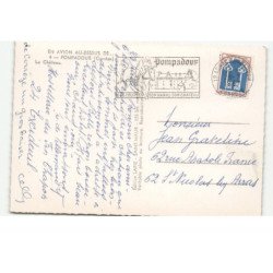 POMPADOUR: le château vue aérienne 10X15 - très bon état