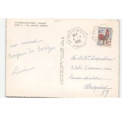 SAINT-PRIEST-de-GIMEL: vue générale vue aérienne 10X15 - très bon état