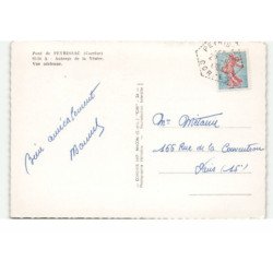 PEYRISSAC: auberge de la vézère vue aérienne 10X15 - très bon état