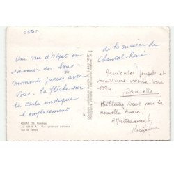 OBJAT: vue générale sur le centre vue aérienne 10X15 - très bon état