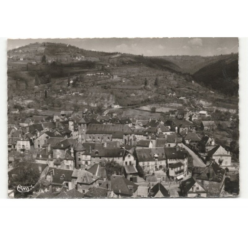 MEYSSAC: vue générale vue aérienne 10X15 - très bon état