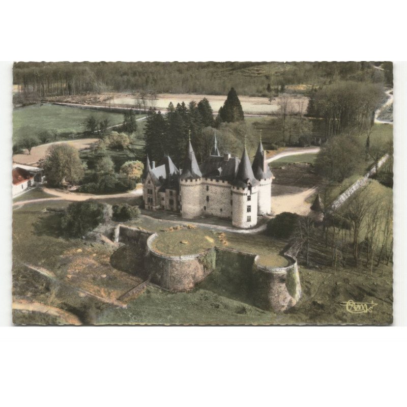environs MASSERET: le château de la grènerie vue aérienne 10X15 - très bon état