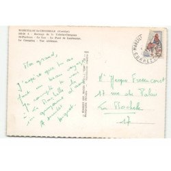 MARCILLAC-la-CROISILLE: barrage de la valette-clergoux, le camping vue aérienne 10X15 - très bon état