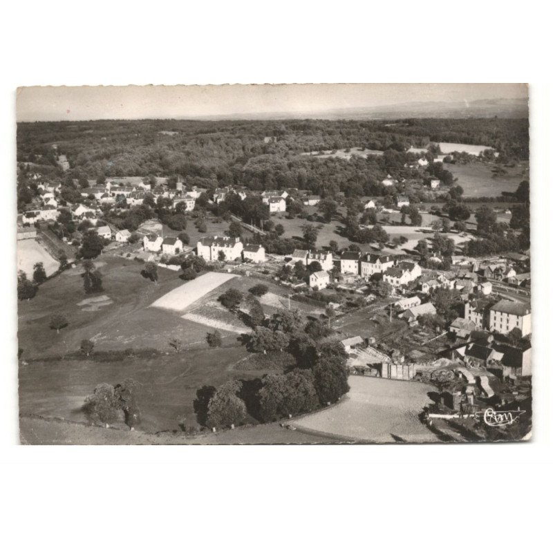 MARCILLAC-la-CROISILLE: vue générale vue aérienne 10X15 - très bon état