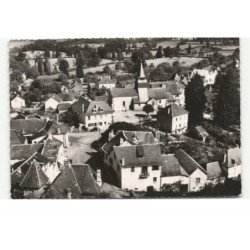 LE LONZAC: vue générale, le centre vue aérienne 10X15 - très bon état