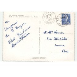 LE LONZAC: vue générale, le centre vue aérienne 10X15 - très bon état