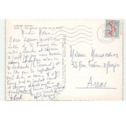 LARCHE: vue générale, le pont sur la vezère vue aérienne 10X15 - très bon état