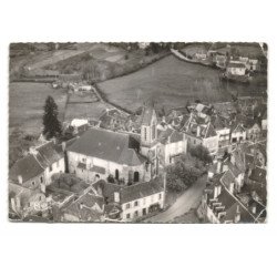 JUILLAC: place de l'église vue aérienne 10X15 - très bon état