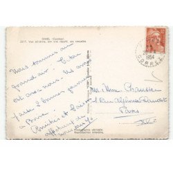 GIMEL: son site réputé, ses cascades, vue aérienne 10X15 - très bon état