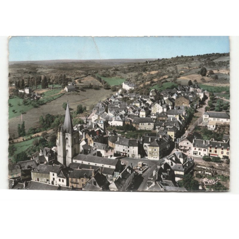 DONZENAC: vue aérienne 10X15 - très bon état