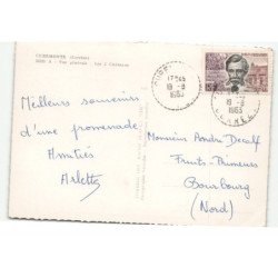 CUREMONTE: les 2 châteaux vue aérienne 10X15 - très bon état